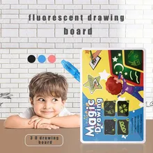 А3 А4 А5 цифровой планшет художественный портативный светодиодный графический планшет волшебная доска для рисования для детей игрушка граффити ручная роспись