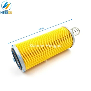 

1 Pieces Free shipping I2 Offset printing filter size 193x64x39mm yellow air filter with spring