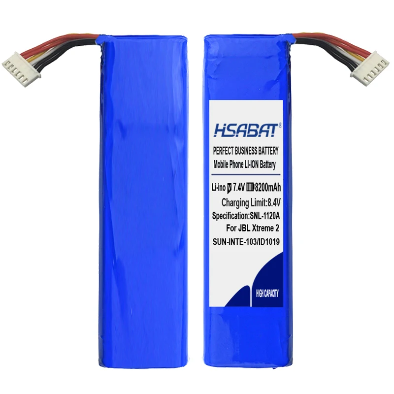 HSABAT SUN-INTE-103 2INR19/66-2 ID1019 8200 мА/ч, Батарея для JBL FLIP 2 2nd плеер JBLXTREME2BLKAM JBLXTREME2BLUAM батареи