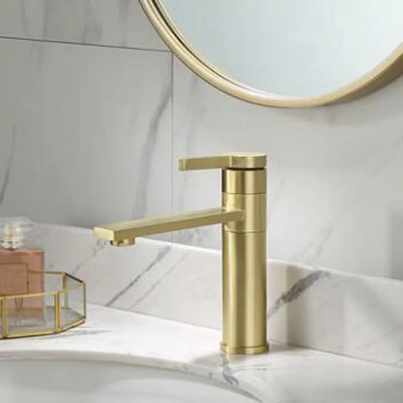

Drawing Jin Quan copper the basin that wash a face of cold and hot undercounter aureate faucet stage basin
