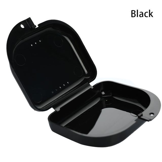 Retainer Box Braces Container Mouthguard Guard Denture Storage Case Cleaner Multi Color Organizer Case Cleaner Accessories