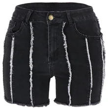 2021 de alta rua moda feminina retro bainha áspera irregular hem design jeans shorts jeans