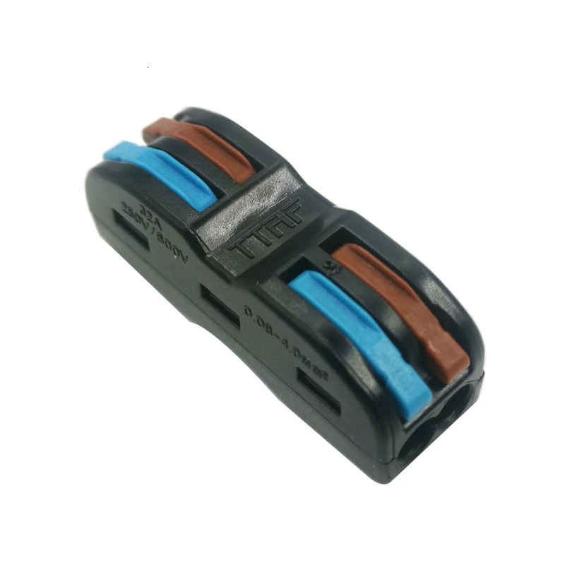 SPL-2E PCT-222 412/413/414 Wo компактный проводной соединитель проводник клеммный блок с рычагом 415-0,08 мм2 SPL-2/3 LSA-1/5 Go - Цвет: SPL-2E