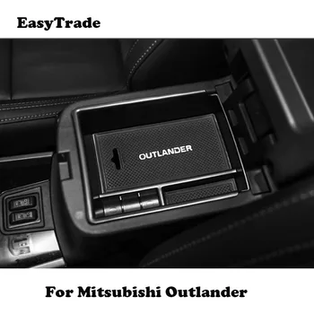 

Car central armrest box storage box trim Car accessories For Mitsubishi Outlander 2013 2014 2015 2016 2017 2018 2019 accessories