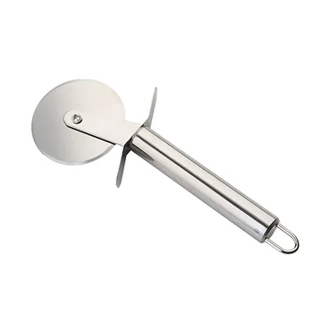 

Pizza Knife Single Wheel Cut Tools Cake Tools Wheel Use For Waffle Cookies Stainless Steel Pizza Bakeware Pasta Cutter