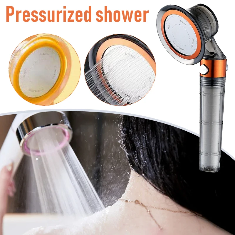 Shower Head Filtration High Pressure Water Handheld Showerhead with
