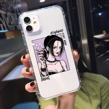  Nana Osaki Anime Clear Phone Case For iPhone XS MAX 12 11 Pro XS SE2 13 8 7 6Plus X XR Cute Shockproof Soft TPU Cover Fundas Bag 