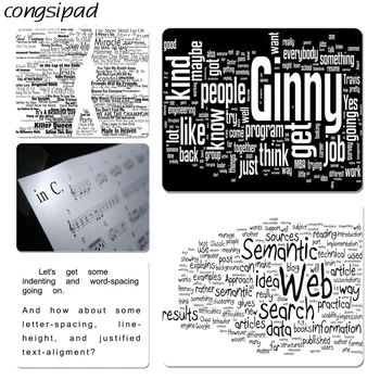 

Text Large Mouse pad PC Computer mat Size for 18x22x0.2cm Gaming Mousepads