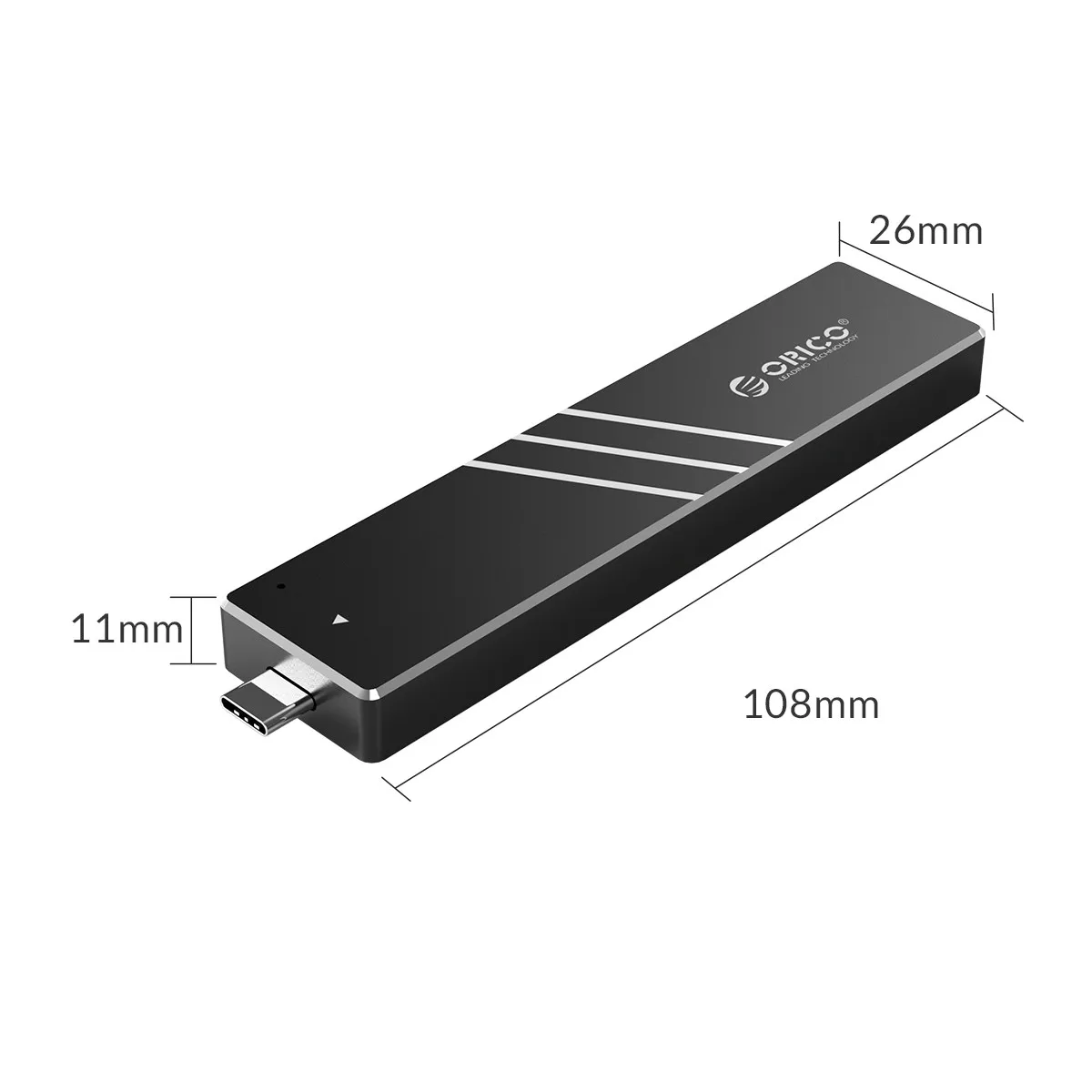 Чехол ORICO 10 Гбит/с M2 NVMe SSD с выдвижным интерфейсом type C USB3.1 UASP M.2 USB NVME корпус алюминиевый жесткий диск коробка