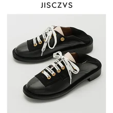 Осенние туфли на плоской подошве; женская обувь на низком каблуке; лоферы на шнуровке; элегантные лоферы с круглым носком; оксфорды; женские лоферы; Женская Классическая обувь