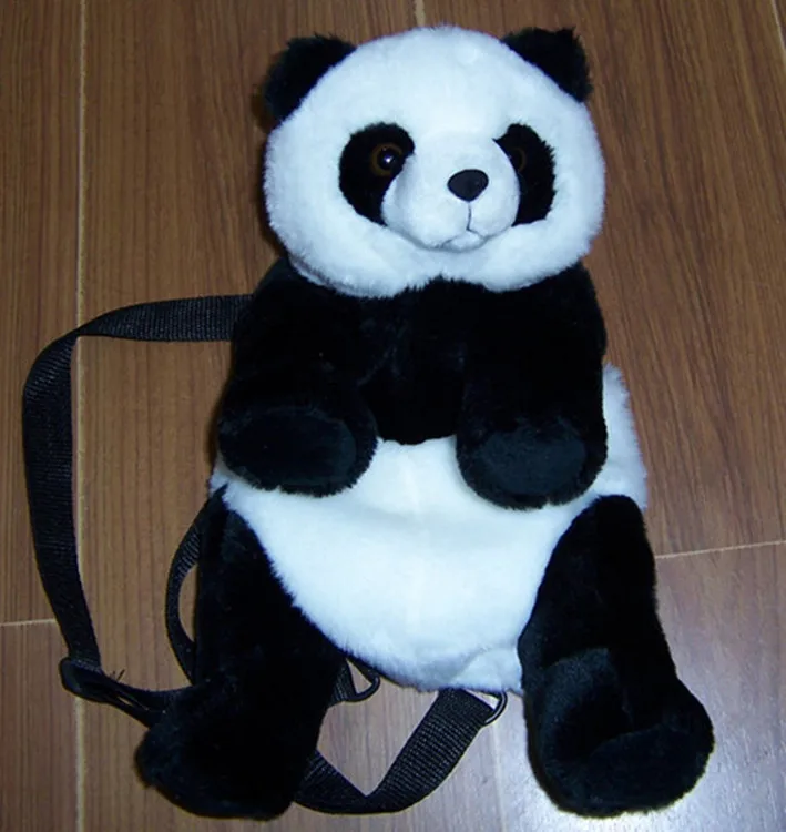 Милая панда Мягкое Животное плюшевая игрушечная панда рюкзаки для детей милая панда плюшевые рюкзаки реалистичные куклы Рождественский подарок мальчик