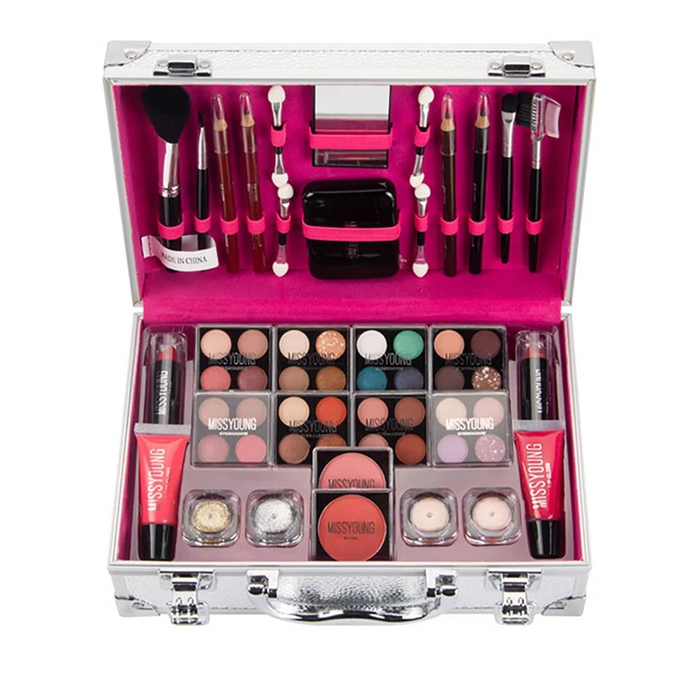 56pcs All In One Makeup Set Box Full Professional Makeup Artist Makeup Box  Full Face Makeup Cosmetics Face Eyes Lips Makeup Set - Makeup Sets -  AliExpress