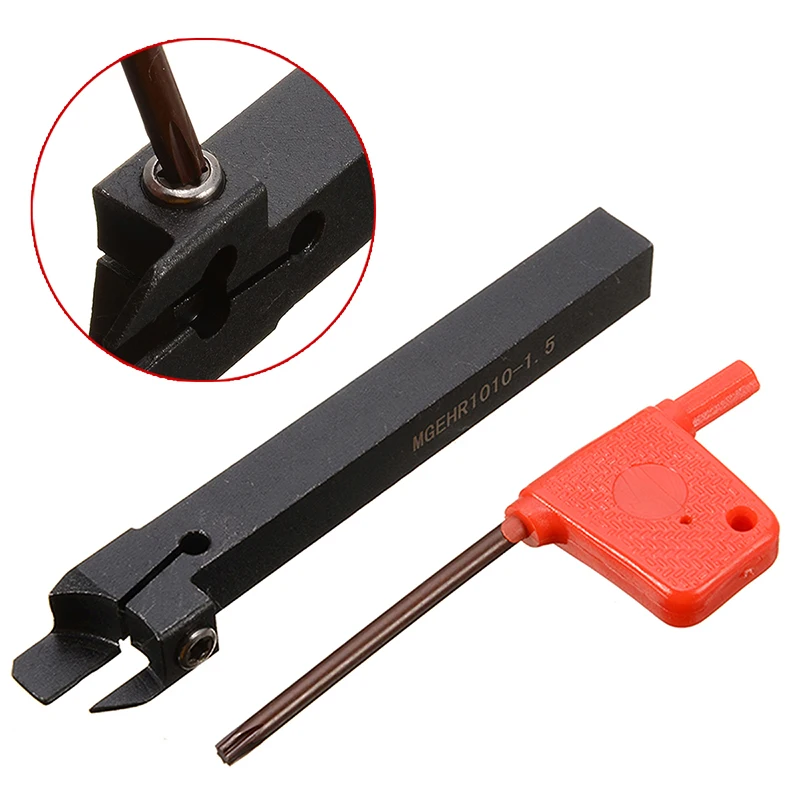 10p MGMN150-G Inserts MGEHR1010-1.5 External Grooving Lathe Cutter Boring Bar