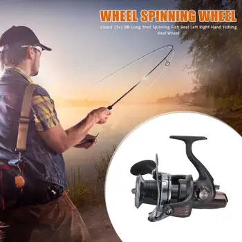 

13+1 BB Long Shot Spinning Fish Reel Left Right Hand Fishing Reel Wheel High Strength Metal Rocker Arm Interchangeable