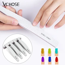 Arquivo de unha dupla face lixa buffer conjunto prego lixa blocos moagem polimento lixa unhas para gel uv polonês