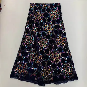 

lace fabric guangzhou bridal tulle lace fabrics with black, 3D sequins chantilly lace fabric in dubai for wedding dress
