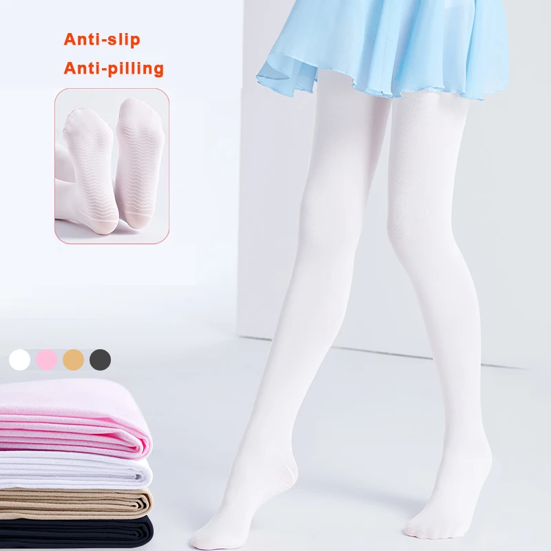 Ballet-Tights-Girls-Dance-Pantyhose-Gymnastics-Stockings-Non-slip-Full-Footed-Tights