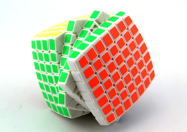 Demon Proud Fu Bread Seven Magic Cube белая детская развивающая игрушка скоростной поворот всего 7-Order Magic Cube