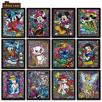 

Full Round Drill 5D DIY Diamond Painting Cartoon characters 3D Embroidery Cross Stitch 5D Rhinestone Decor Gift