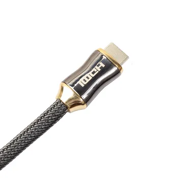 

Braided Ultra HD HDMI Cable v2.0 High Speed + Ethernet HDTV 2160p 4K 3D GOLD 5M Super High Speed Data Line