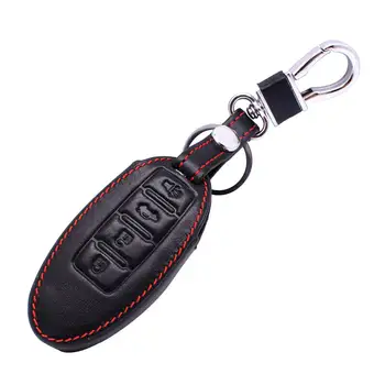 

4 Button Leather Case Key fob for Nissan Altima Maxima GTR Remote Smart Cover Car Key Case For Nissan Altima Maxima GTR