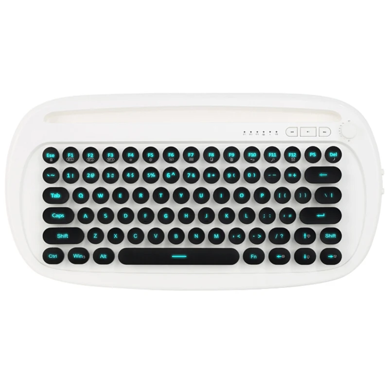 

FD K510D Wireless BT Keyboard Dual Mode Ergonomic Design Stable Connection Multi-Device Switch Backlight for Tablet Laptop