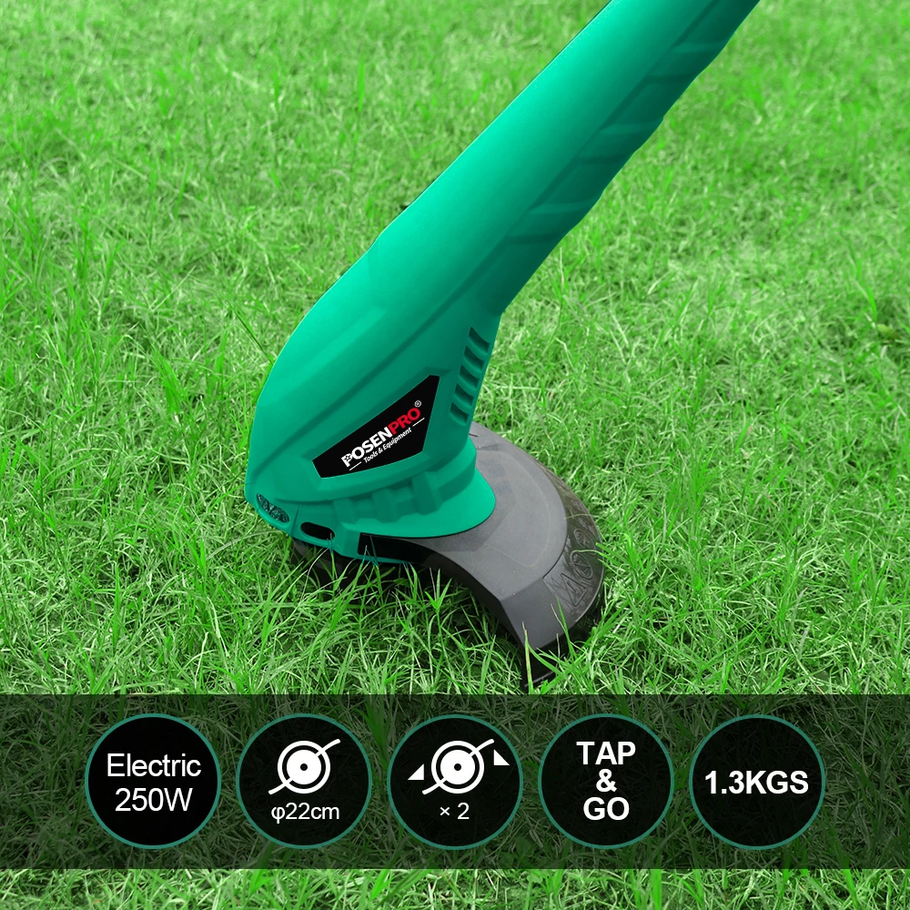 Electric Grass Trimmer 250w 220mm Ac 