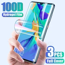 3 шт. 100D Защитная пленка для экрана huawei P30 P20 Pro P Smart Гидрогелевая пленка для huawei mate 20 30 Lite P20 мягкая пленка не стекло