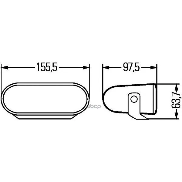 Комплект Фар Дальнего Света 12v HELLA арт. 1FA008284-811