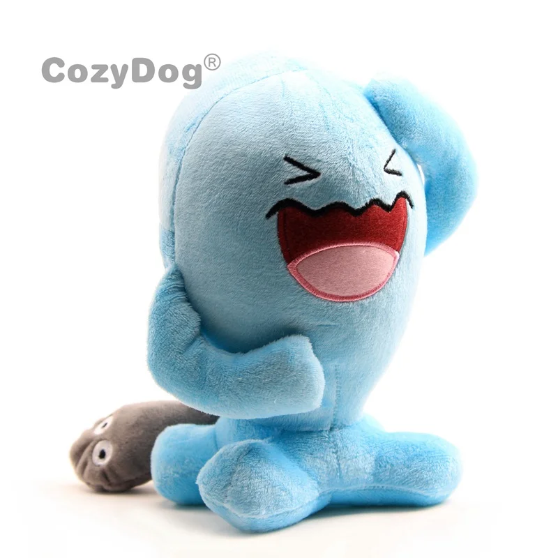 Wobbuffet 20cm 6 стилей Милые Ditto Pikachu Eevee Wobbuffet Combee мягкие игрушки мягкие животные Audino плюшевые куклы 14-25 см детский подарок - Цвет: Wobbuffet 20cm