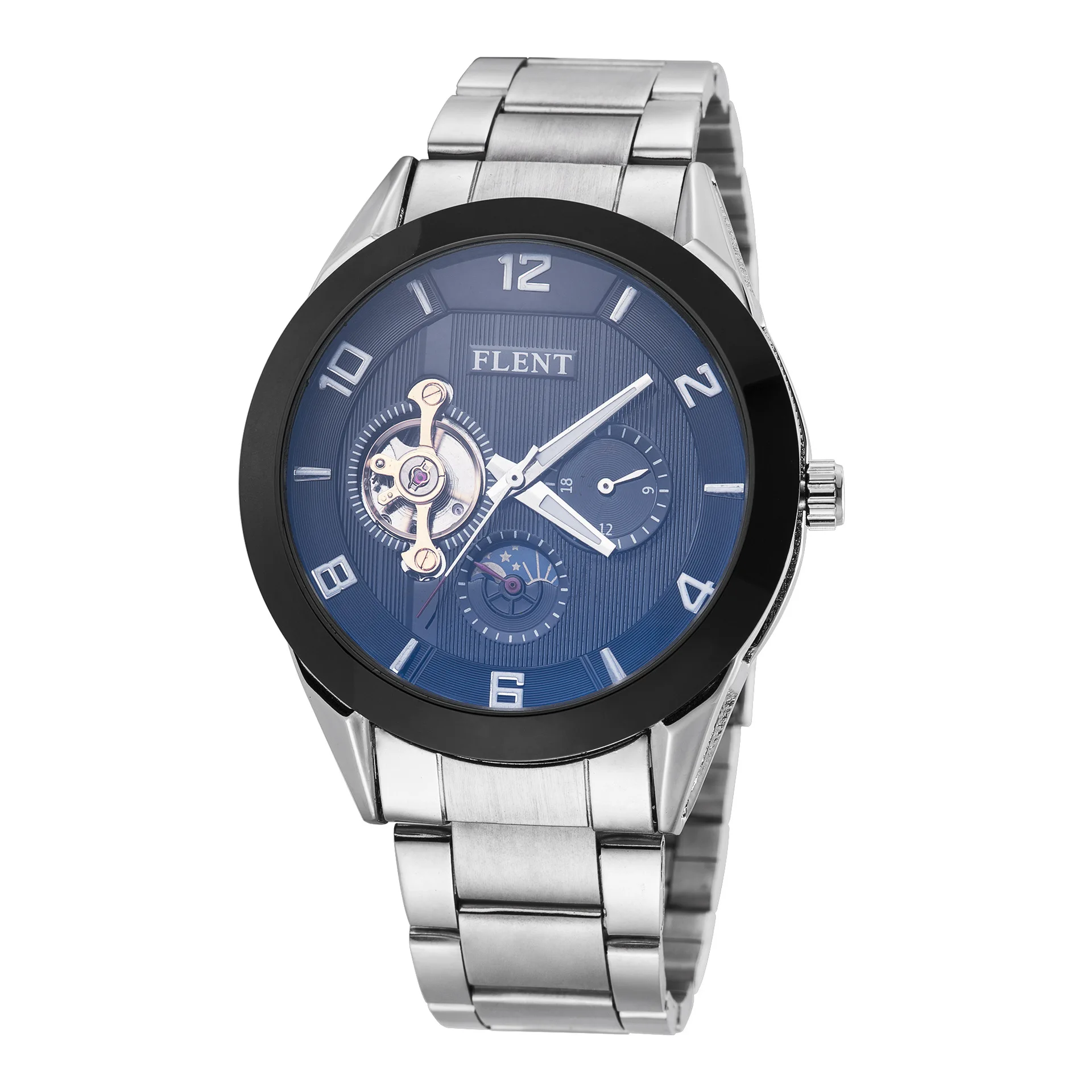 

Hollow out Business Watch Analog Watch Fully Automatic Steel Band Watch