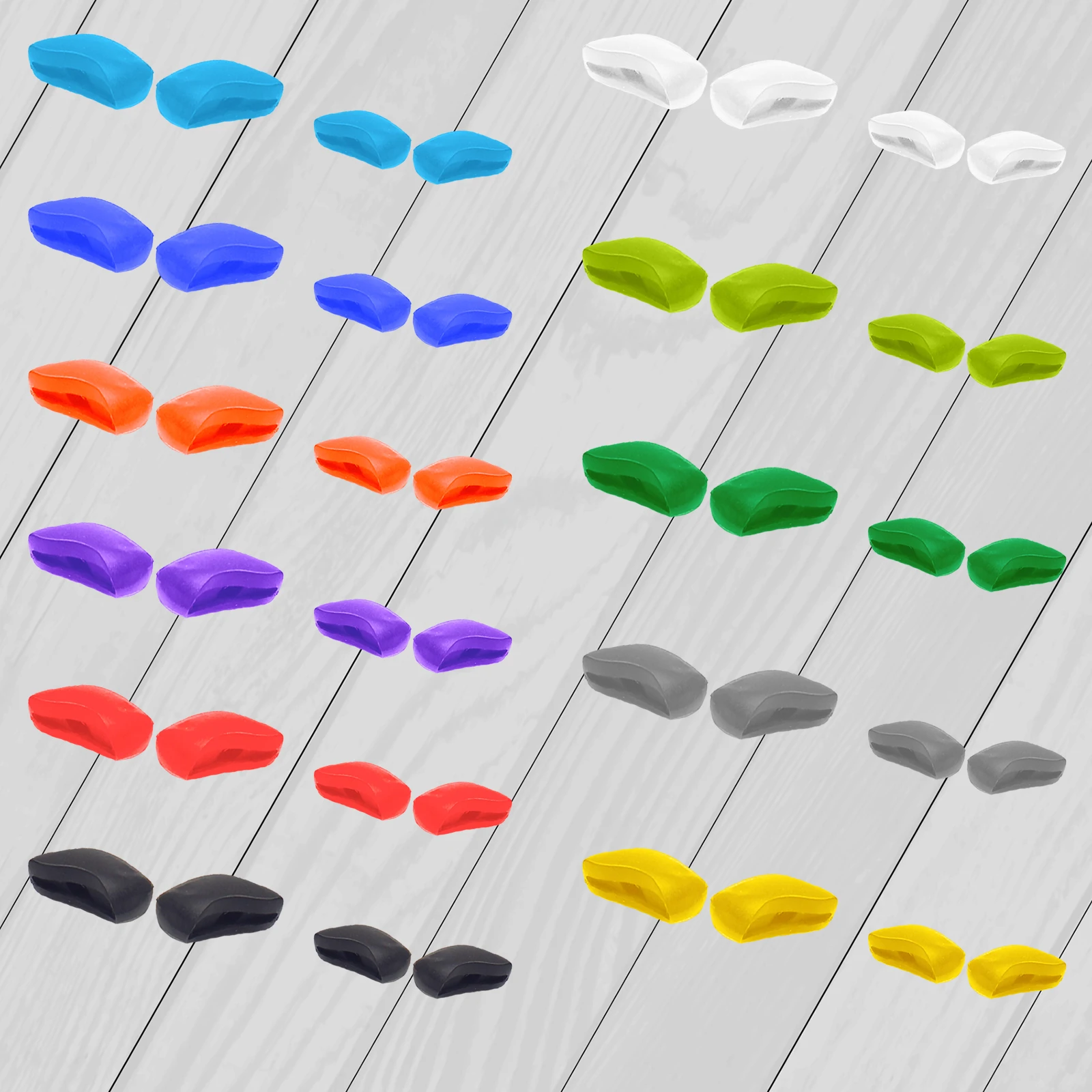 Силиконовые резиновые Сменные носоупоры E.O.S для OAKLEY Flak чертеж OO9364 / Азиатский