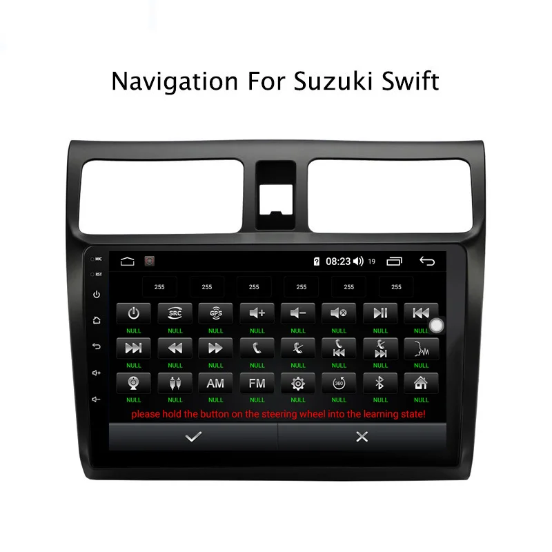 Excellent Ectwodvd 10.1inch Andriod 8.1 Car DVD GPS For Suzuki Swift 2004-2010 4G RAM 64G ROM CarPlay DSP 4G LTE with WIFI 7