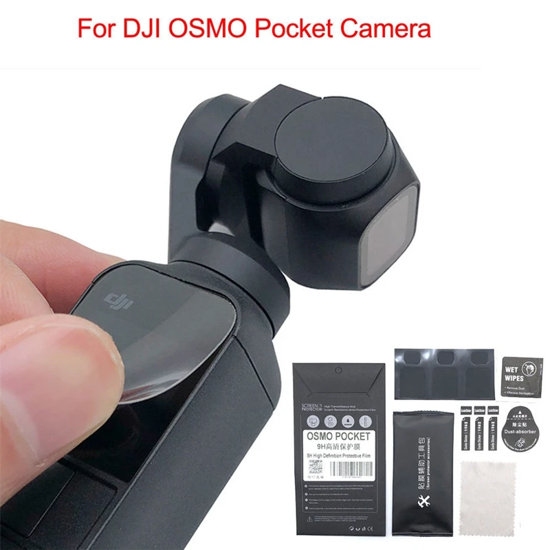 FFYY-для Dji Osmo Карманная камера 9H гибкая пленка для объектива Защитная пленка для экрана