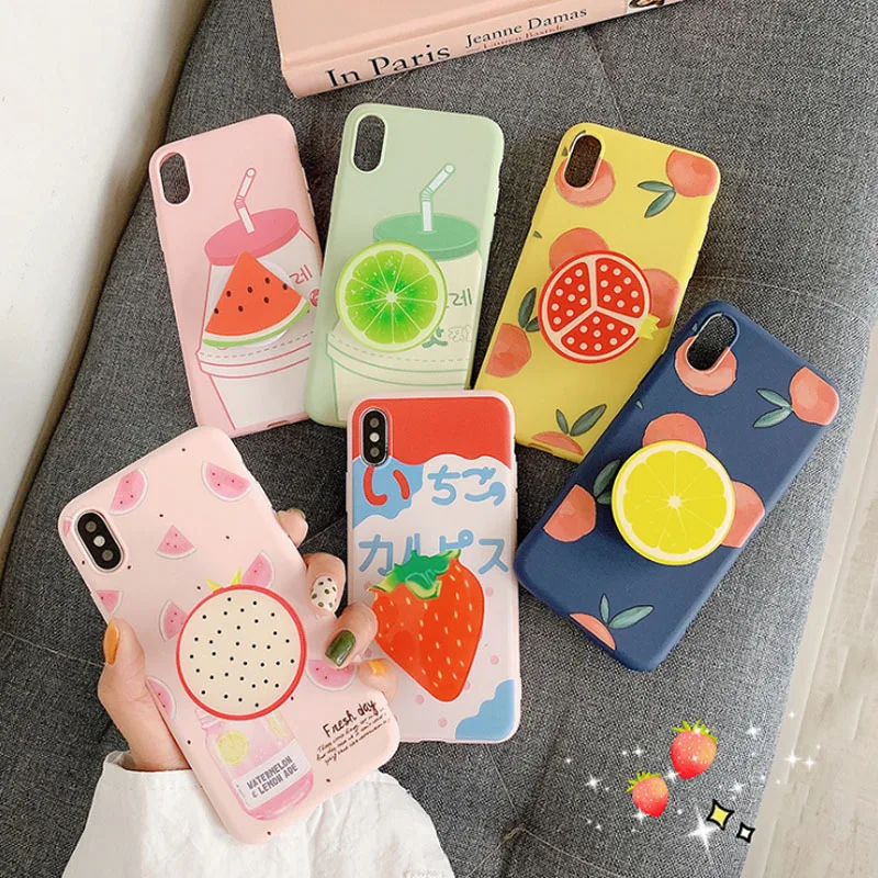 Weloan подставка для фруктов iPhoneXsMax Летний чехол для телефона с фруктами подходит для Apple 7/8 арбуз ТПУ падение мягкий чехол