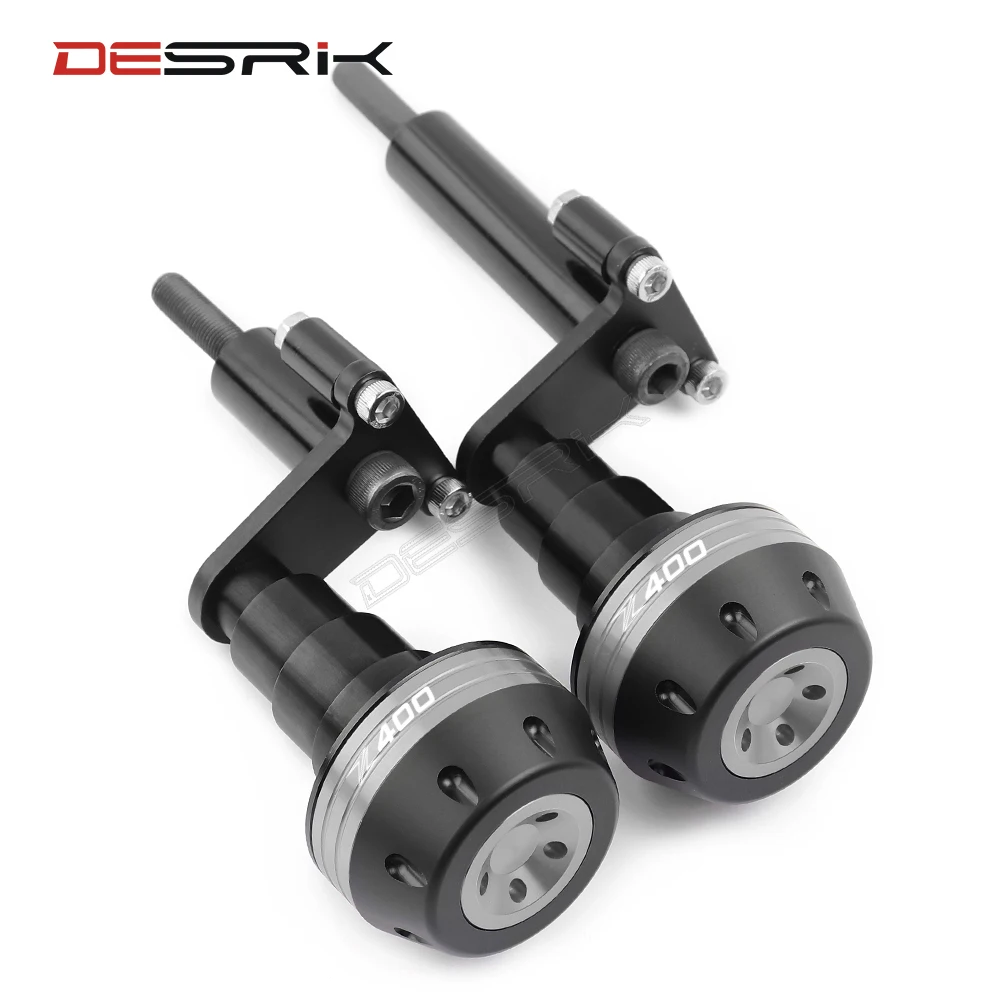 DESRIK For KAWASAKI Z400 Z 400 2018 2019 2020 Motorcycle Falling Protection Frame Slider Fairing Guard Anti Crash Pad Protector