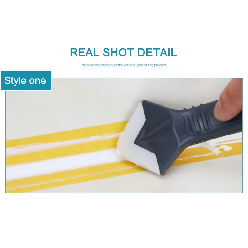 

Silicone Scraper Window Squeegees High Quality Silicone Sealant Spreader Spatula Metal Scraper Cement Caulk Removal Tool