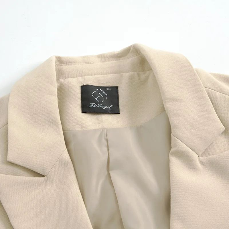 

Heart Single-Button Suit Women's 2019 Spring New Style CHIC Korean-style Loose Casual Retro Hong Kong Style Small Suit Coat