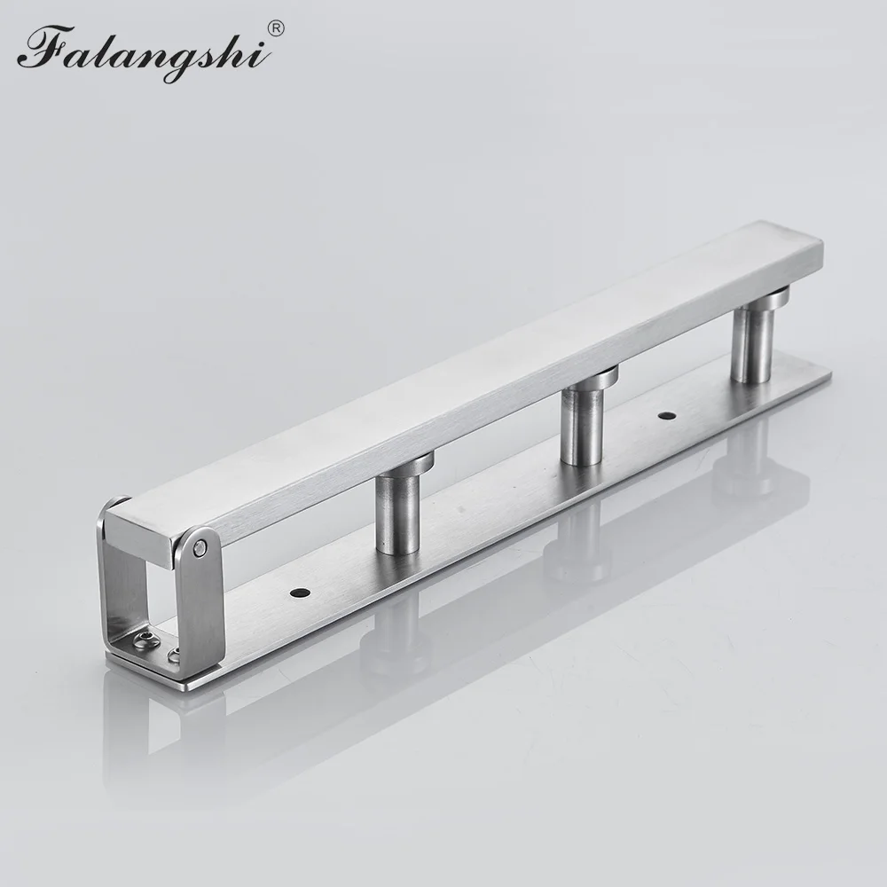 Bathroom Flexible Towel Bar towel rack towel holder 304 Stainless Steel 180 Swivel Rotation Brushed Clothes Hanger Towel Rack Wall Mounted WB8709