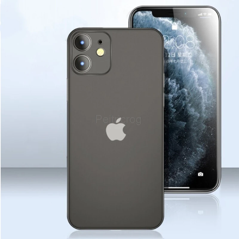 Роскошный Ультратонкий матовый чехол для iPhone 12 11 Pro Max X XR XS Mini SE 2020 7 8 Plus легкий