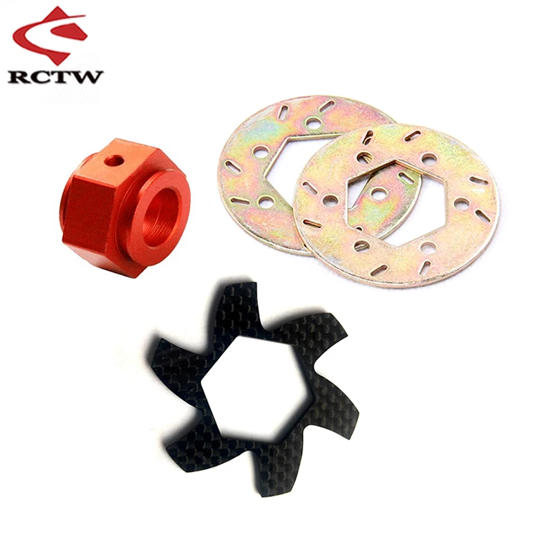 

CNC Carbon Fiber Brake Disc Kit for 1/5 HPI ROVAN KM BAJA 5B 5T 5SC