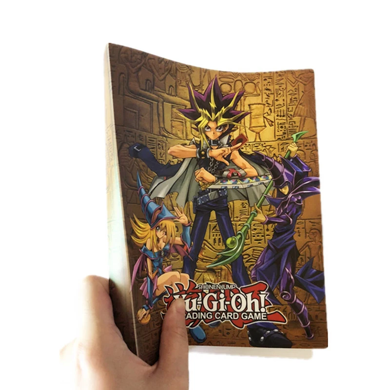 80/160PCS Album Yugioh Card Holder Book Anime Yu Gi Oh Playi Game Card Collectors Notebook