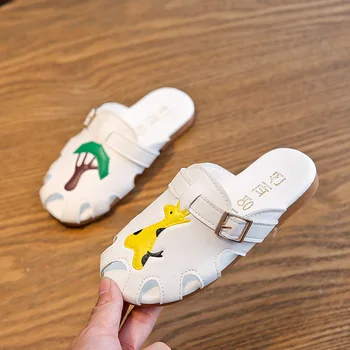 

Kids Girls Shoes Summer Children Slippers Cute Cartoon Anti-slip Sandals Toddler Girls Kids Indoor Outdoor Beach Shoes A005
