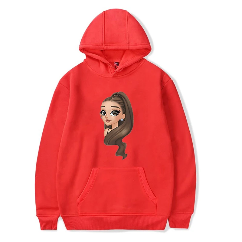 Women Lovely Cute Sweatshirts Ariana Grande Hoodies Autumn Winter Funny Cotton Coat Casual Harajuku Long Sleeve Hoodies