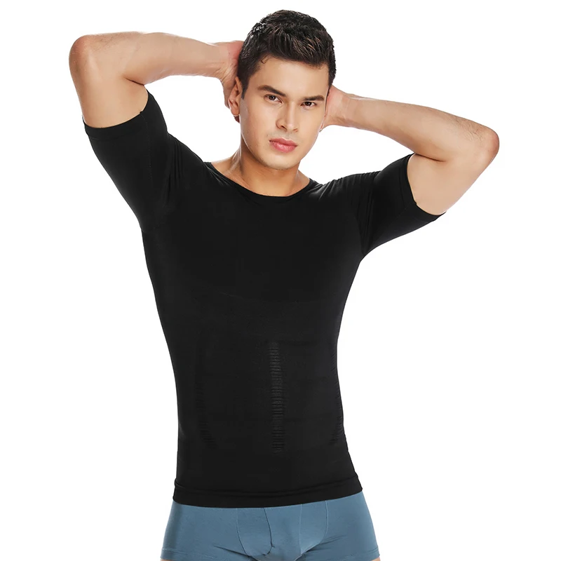 Горячие Для мужчин s жилет с эффектом сауны ultra Sweat горячие формочек рубашка Человек Черный корсет с фиксацией Для Мужчин's шейпер для
