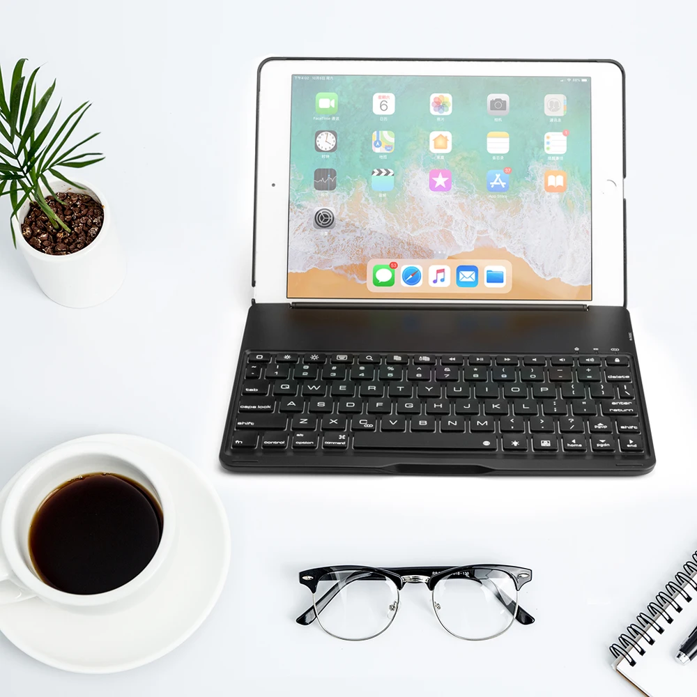 Чехол для 2017 2018 нового iPad/ iPad Pro 9 7 умный сон семь цветов подсветка США