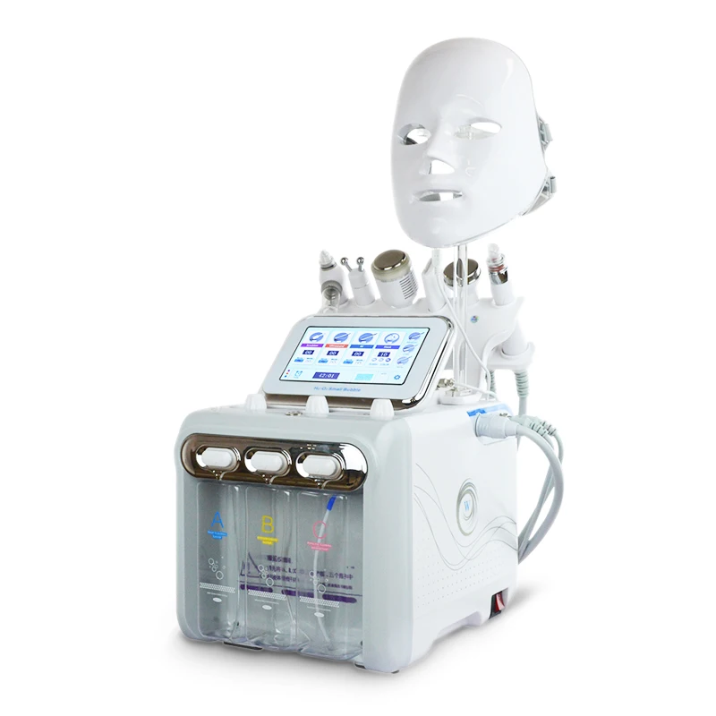Pro 7 In 1 Hydra Dermabrasion Aqua Peel Clean Skin Care BIO Light RF 
