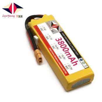 

LYNYOUNG 11.1V 3800mAh 25C 30C 35C 40C 60C 3S Lipo Battery For RC Truck Boat Car Quadcopter Airplane
