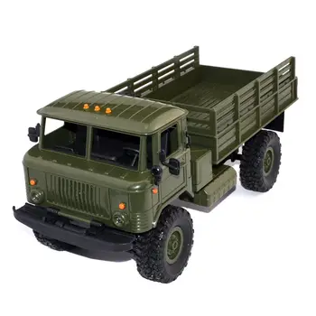 

WPL B-24 1: 16 RTR 2.4G RC Crawler Truck Car Remote Control Kids Toy Car (ArmyGreen)