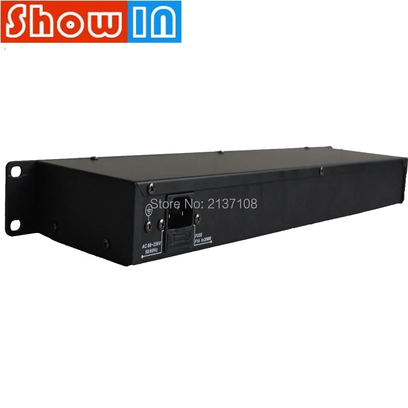 

DMX512 1990 Standard Signal Distributor 8DXBU 110V 230V Amplifier Splitter Repeater XLR Pin3 One Input CE UL Free Shipping